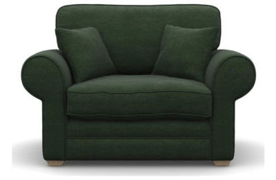 Heart of House Chedworth Fabric Cuddle Chair - Forest